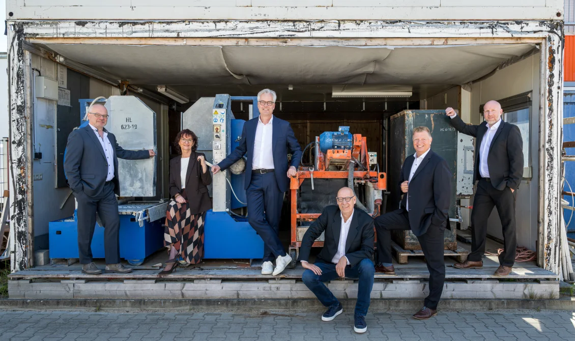 v.l.n.r. Ingo M&uuml;ller, Katrin Schmidt, Ingo Vollbrecht, Ulf Lorenz, Stefan Hirsch, Steffen Schreiber